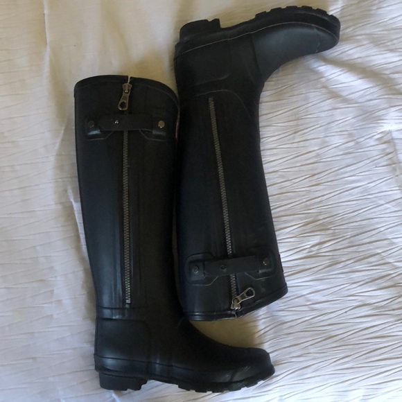 Hunter X Rag & Bone black rubber rain boots - Picture 4 of 8